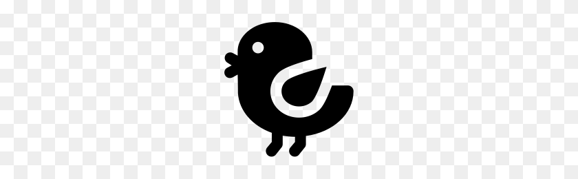 200x200 Значок Логотипа Твиттера Существительное - Черно-Белый Логотип Твиттера Png