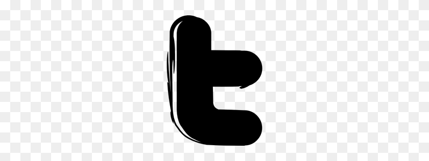 256x256 Logotipo De Twitter, Boceto De Twitter, Twitter, Variante De Logotipo De Twitter, Logotipo - Logotipo De Twitter Png Negro