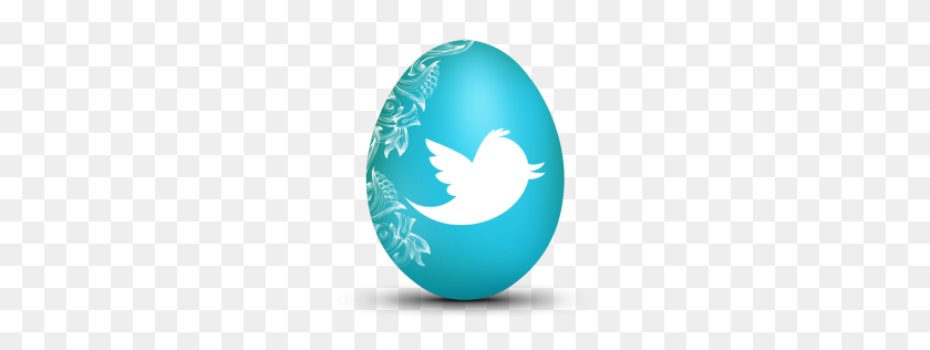 256x256 Twitter White Icon Egg Social Iconset Land Of Web - Twitter Icon PNG White