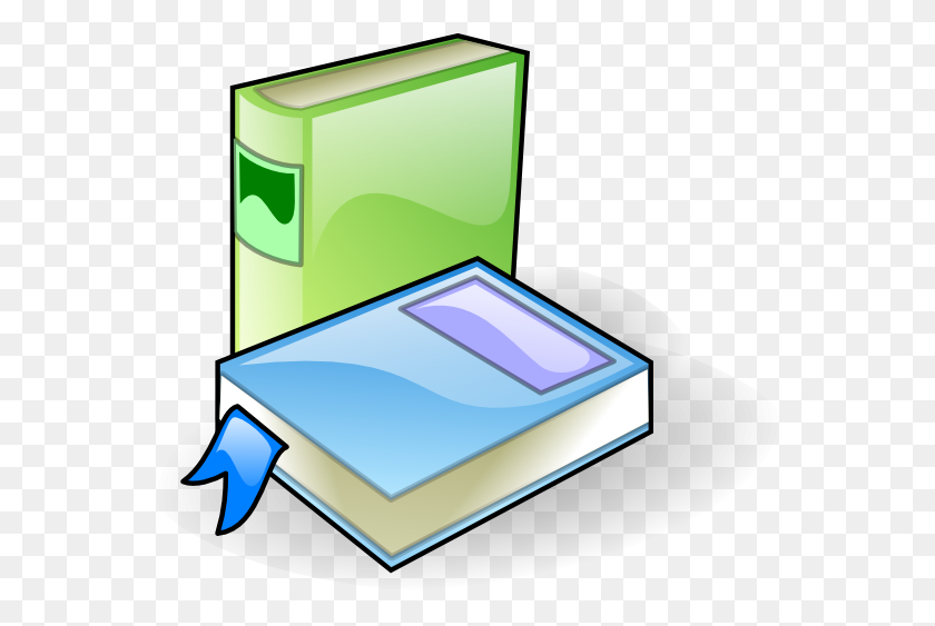 600x503 Two Books Clip Art - Science And Technology Clipart