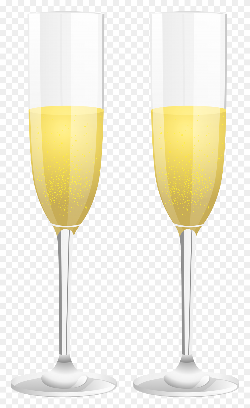 4755x8000 Два Бокала Шампанского Png Картинки - Вино Клипарт Png
