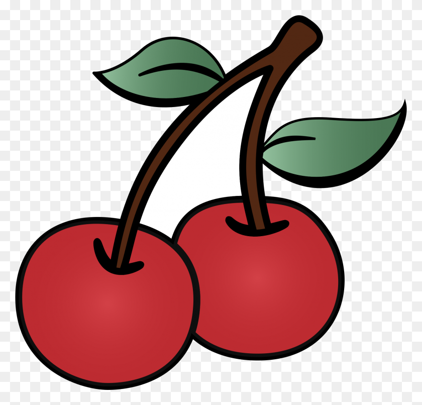 1635x1565 Two Cherries Icons Png - Cherries PNG