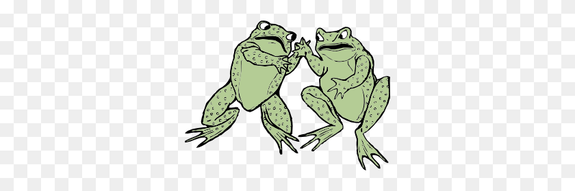 300x219 Two Frogs Clip Art - Frog And Toad Clipart