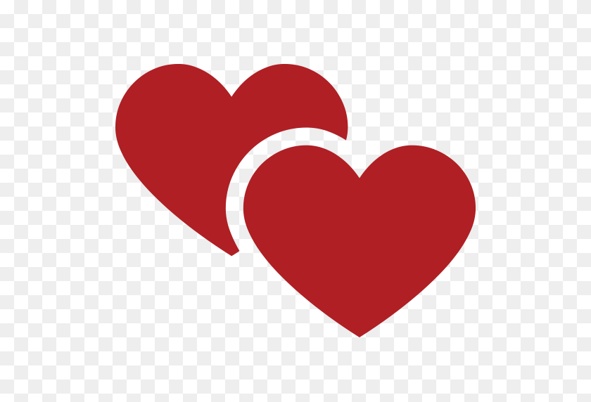 512x512 Dos Corazones Emoji Para Facebook, Correo Electrónico Sms Id - Corazón Emoji Png