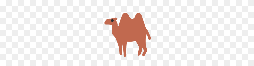 160x160 Two Hump Camel Emoji On Twitter Twemoji - Hump Day Camel Clipart