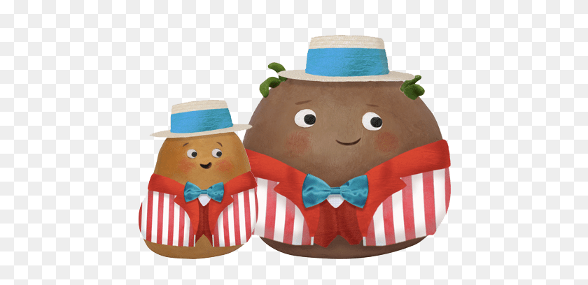 469x348 Two Mister Potatoes Transparent Png - Potatoes PNG