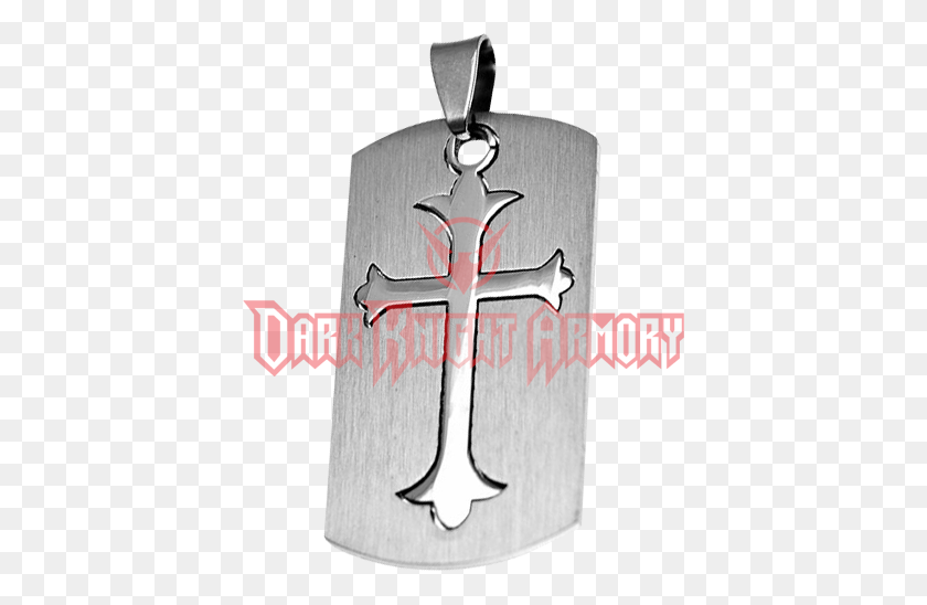 488x488 Two Part Gothic Cross Dog Tag - Gothic Cross PNG