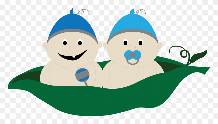 2285x1236 Two Peas In A Pod Icons Png - Peas PNG