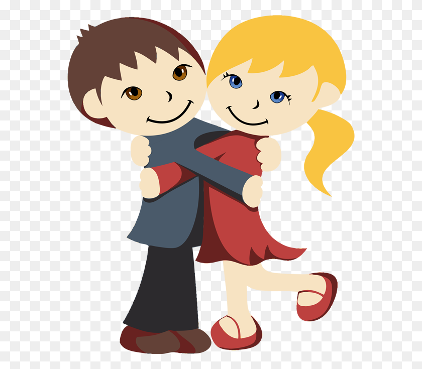 572x675 Two People Hugging Clip Art - Two People Clipart