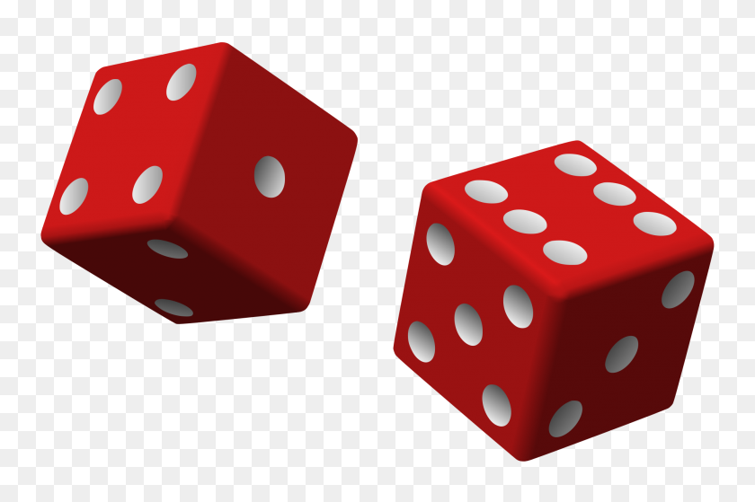 2000x1282 Two Red Dice - Red Dice PNG
