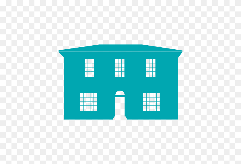 512x512 Two Story Building Icon - Building Icon PNG