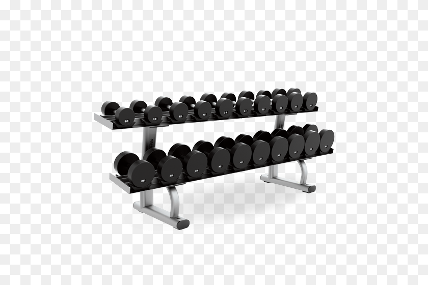 500x500 Two Tier Dumbbell Rack Lifefitness Gym - Dumbell PNG