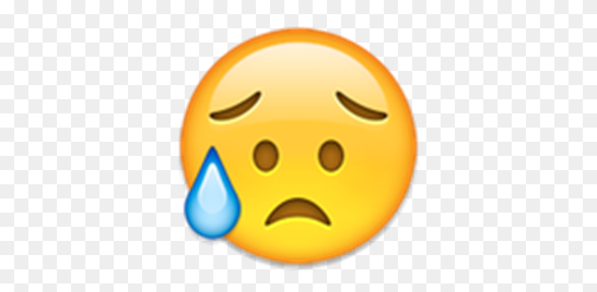 351x352 U - Sad Face Emoji PNG