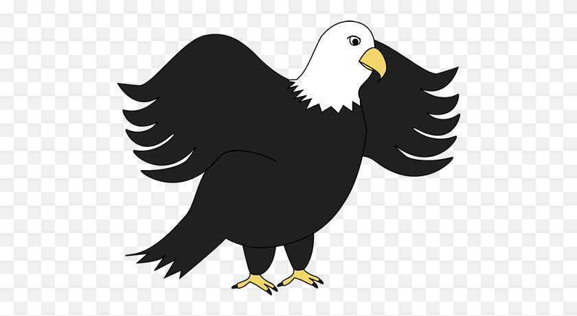 500x401 El Día De La Independencia De Estados Unidos Gratis Eagle Clipart Patriótico Americano - Golden Eagle Clipart