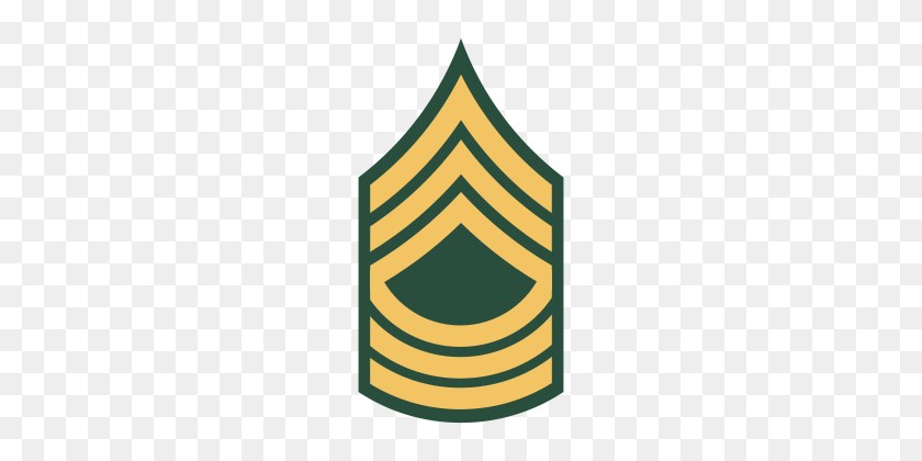 200x360 Sargento Mayor Del Ejército De Los Estados Unidos - Imágenes Prediseñadas Del Día De Las Fuerzas Armadas