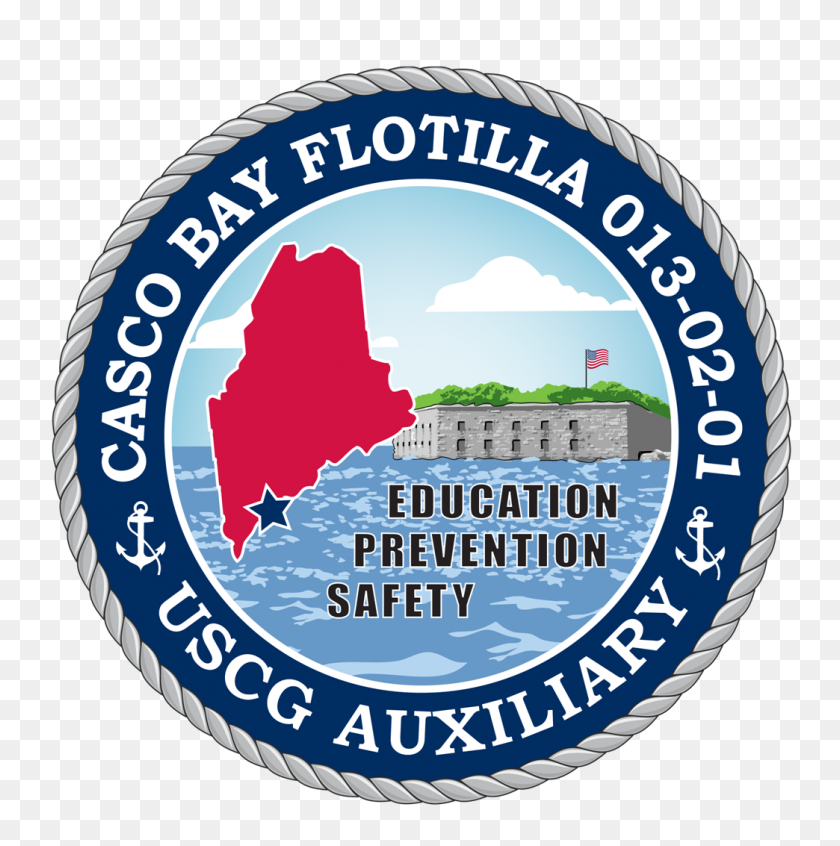1044x1053 Auxiliar De La Guardia Costera De Los Ee. Uu., Casa De La Flotilla De Casco Bay - Logotipo De La Guardia Costera Png