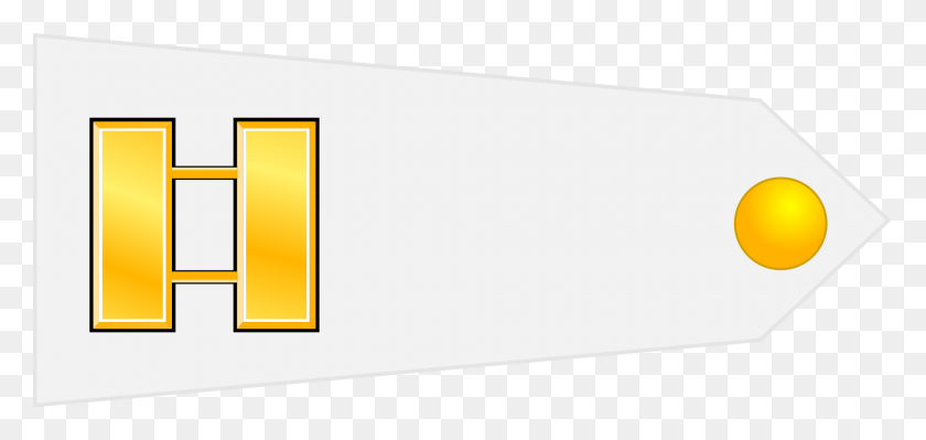 2000x871 U S Police O Shoulderboard Rotated - Gold Rectangle PNG