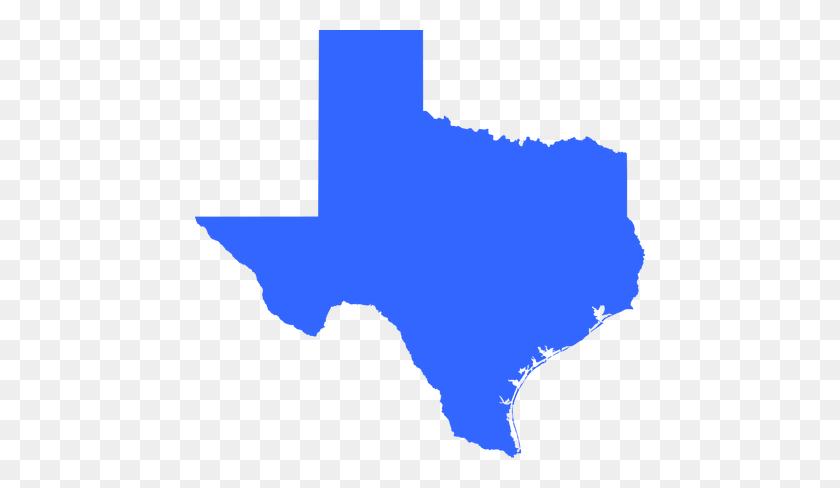 450x428 U S State Shapes Quiz - Texas Shape PNG