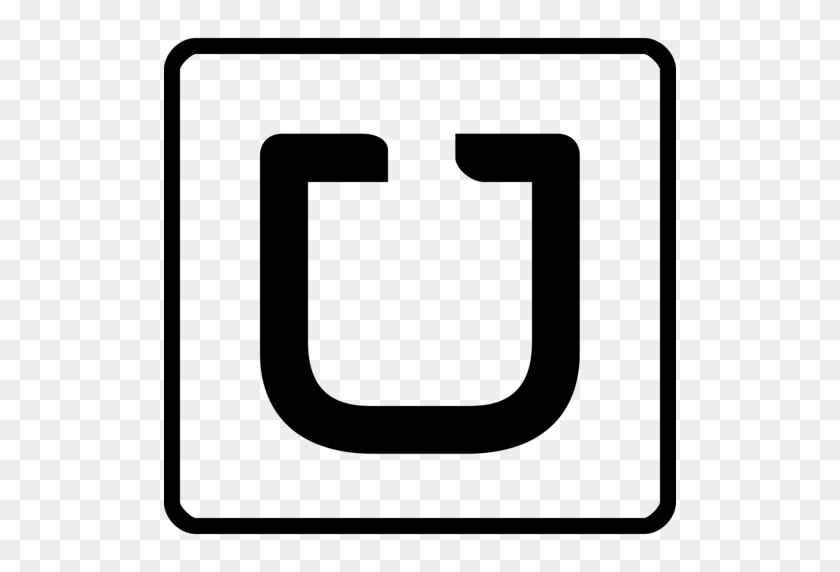 512x512 Uber Pngicoicns Free Icon Download - Uber Logo PNG
