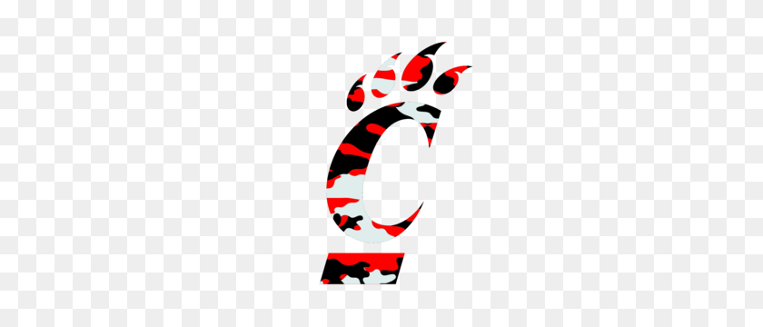 241x300 Uc Bearcats Logo Red Camouflage Free Images - Bearcat Clipart