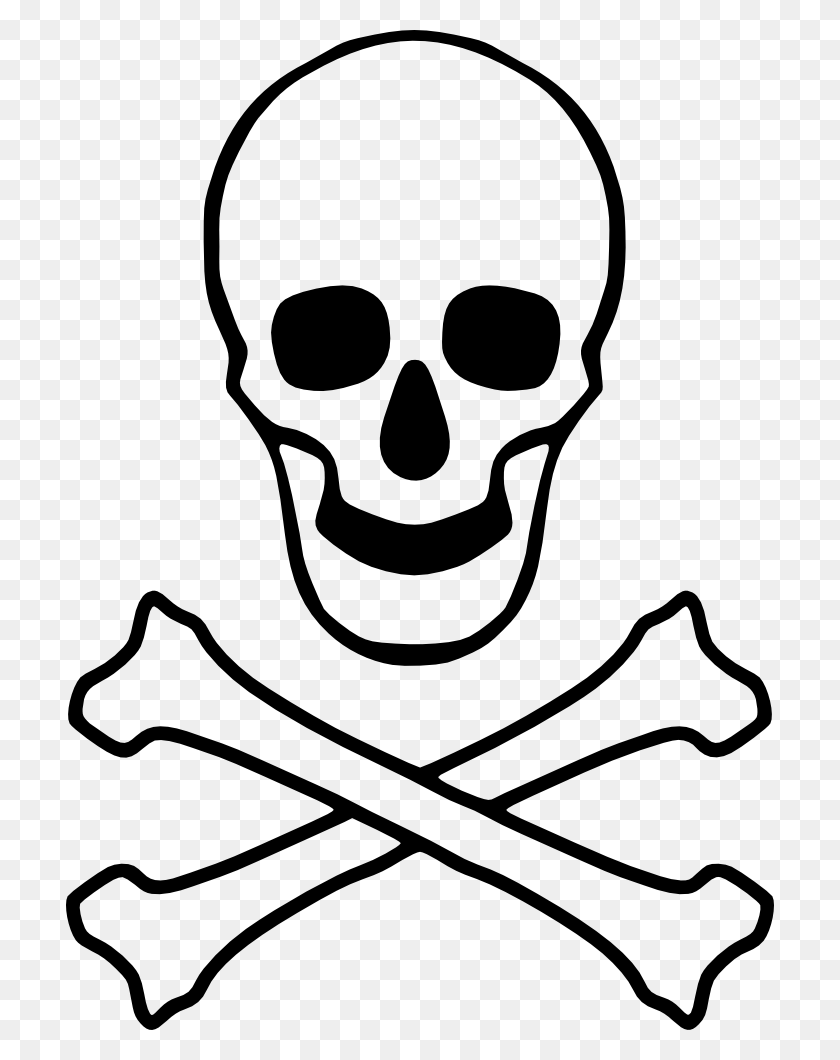 708x1000 Ucc Sport Skull And Crossbones Logo Outline A Tradition - Skull And Bones PNG