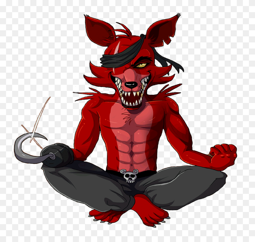 Ucn Spoilers Have A Transparent Buff Anime Foxy - Foxy PNG