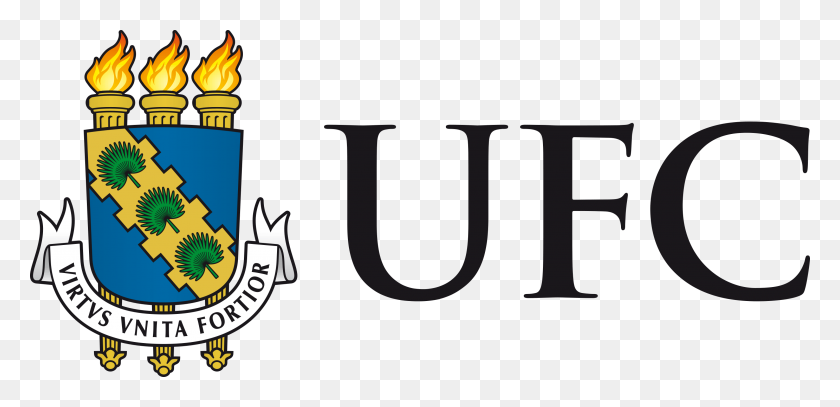 3000x1338 Logotipo De La Ufc De La Universidade Federal Do Logotipo - Logotipo De La Ufc Png