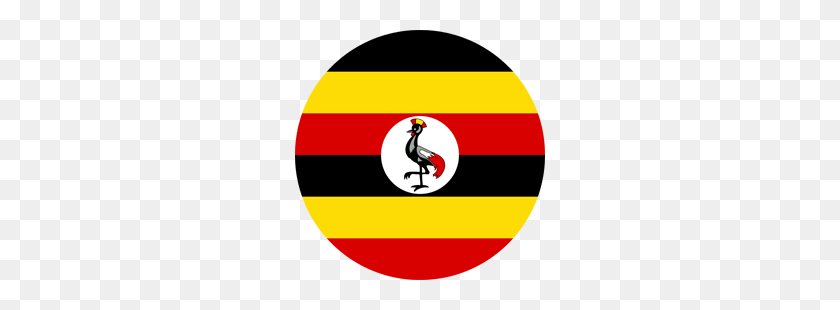 250x250 Bandera De Uganda Emoji - Imágenes Prediseñadas De Emoji Gratis