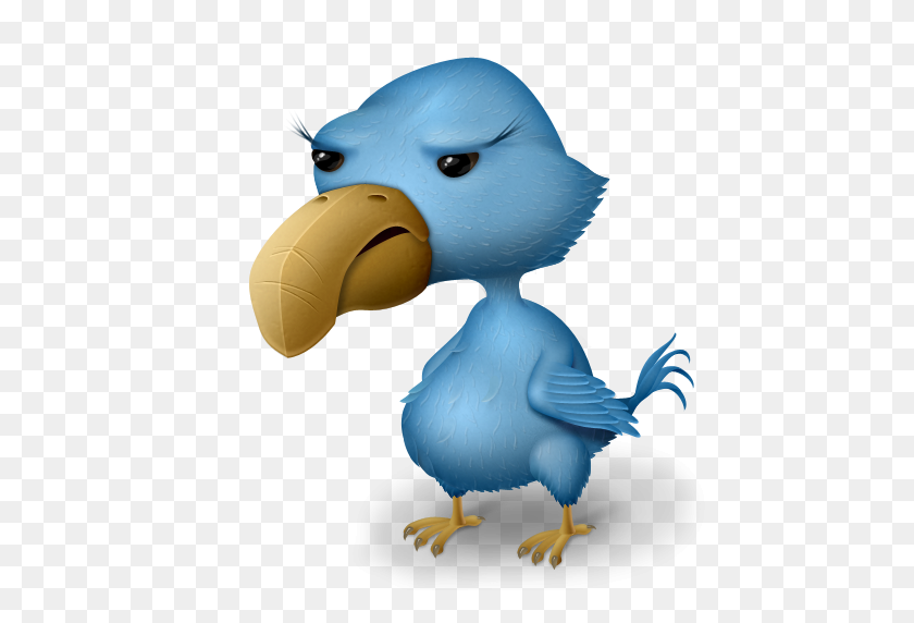 512x512 Ugly Birds Icons For Twitter - Twitter Bird PNG
