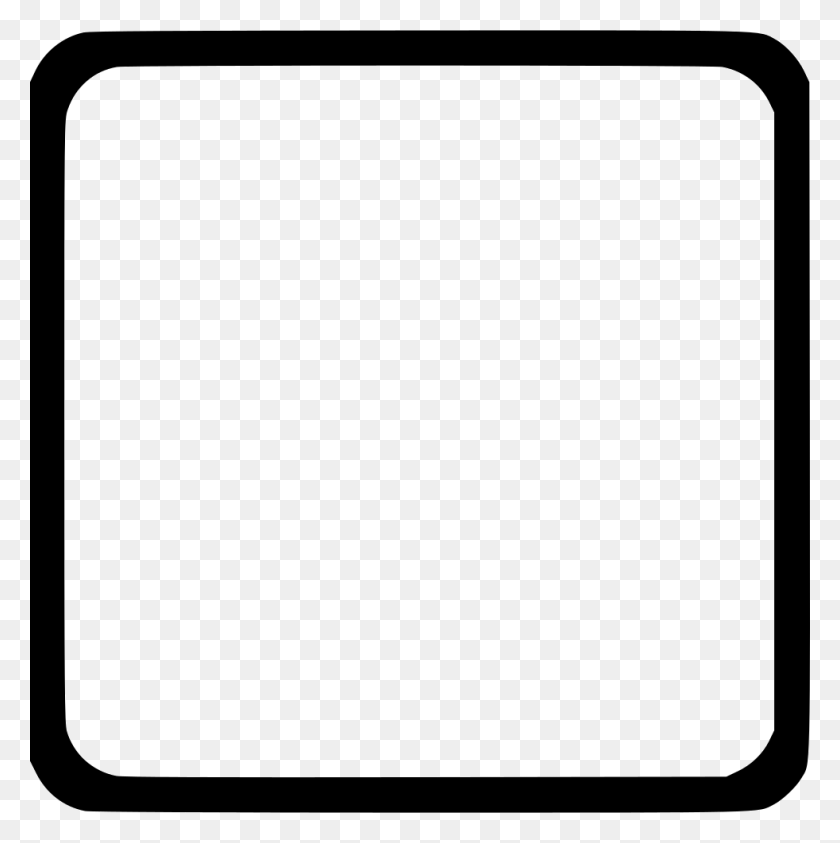 980x984 Ui Element Square Border Frame Png Icon Free Download - Rectangle Border PNG