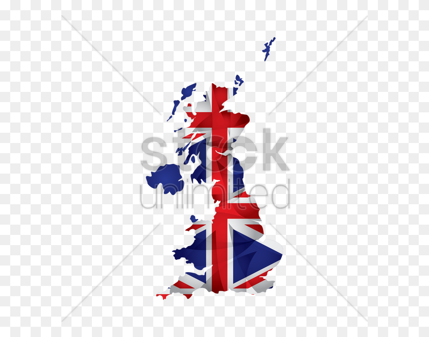 600x600 Флаг Великобритании Векторное Изображение Карты - Британский Флаг Png