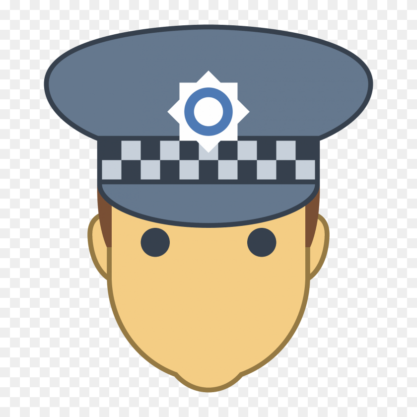 1600x1600 Icono De Oficial De Policía De Reino Unido - Icono De Policía Png