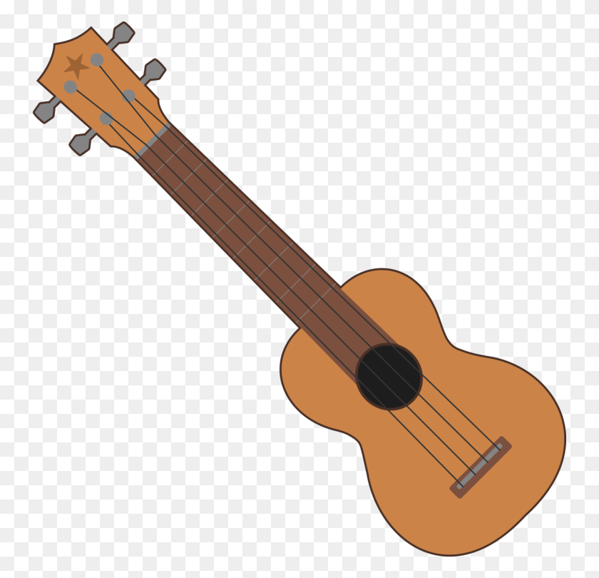 748x750 Ukelele Instrumentos Musicales Instrumentos De Cuerda Banjo Uke Free - Ukelele Clipart En Blanco Y Negro