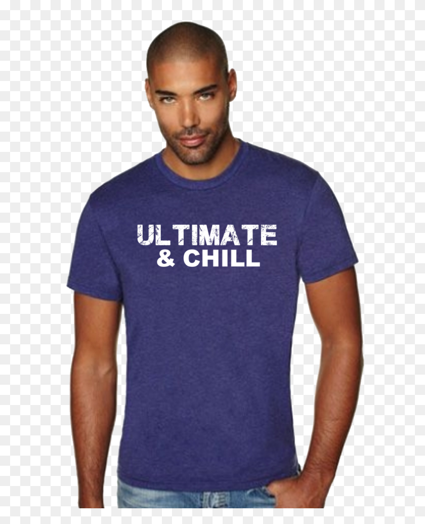 1000x1250 Ultimate Chill Tee Ultiplanning - Male Model PNG
