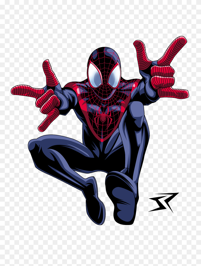 762x1048 Ultimate Spiderman Miles Morales - Miles Morales Png