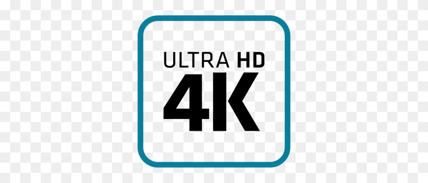300x300 Ultra Hd Logo Vector - 4k Logo PNG