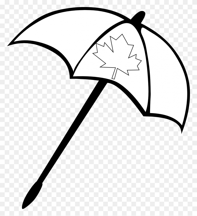 1331x1470 Umbrella Black And White Black And White Umbrella Clipart - Summer Season Clipart