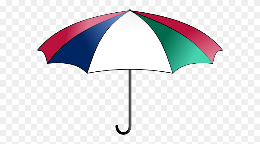 600x406 Umbrella Clip Art - Umbrella And Rain Clipart