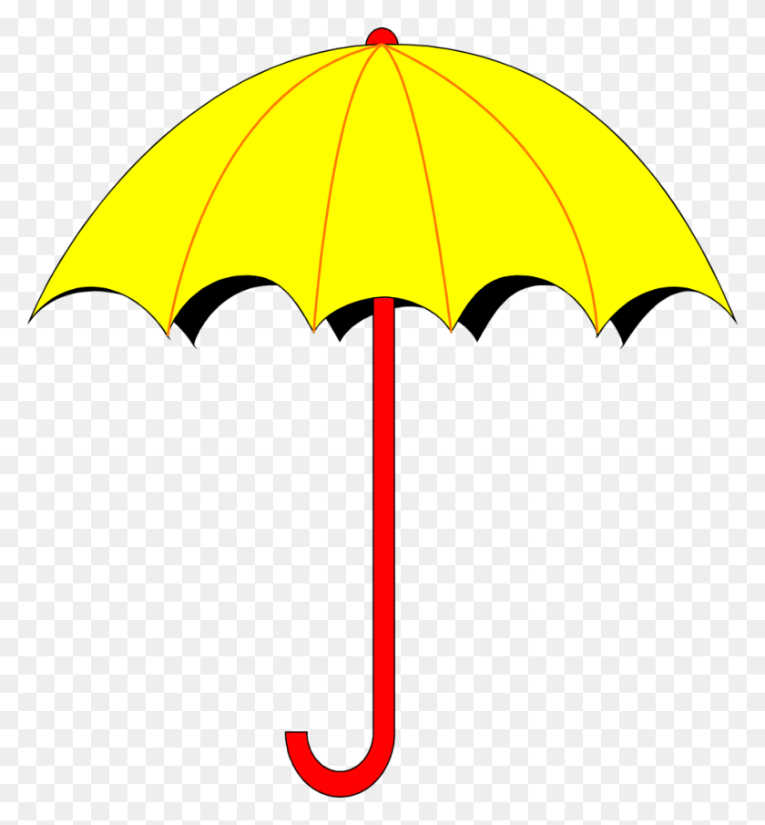 958x1039 Umbrella Clip Art Images Free - Rain Clipart Free
