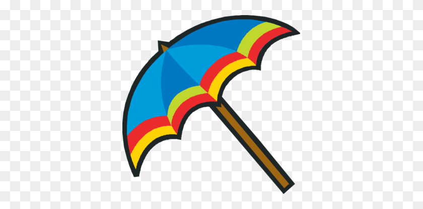 353x355 Umbrella Clipart Beach Umbrella - Beach Umbrella Clipart Blanco Y Negro
