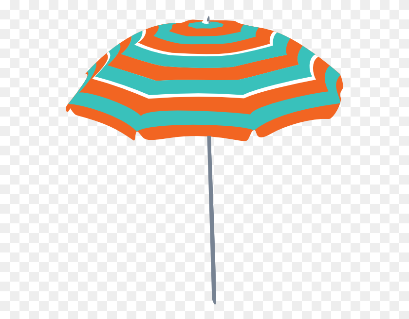 570x597 Umbrella Clipart Beach Umbrella - Chair Clipart Black And White