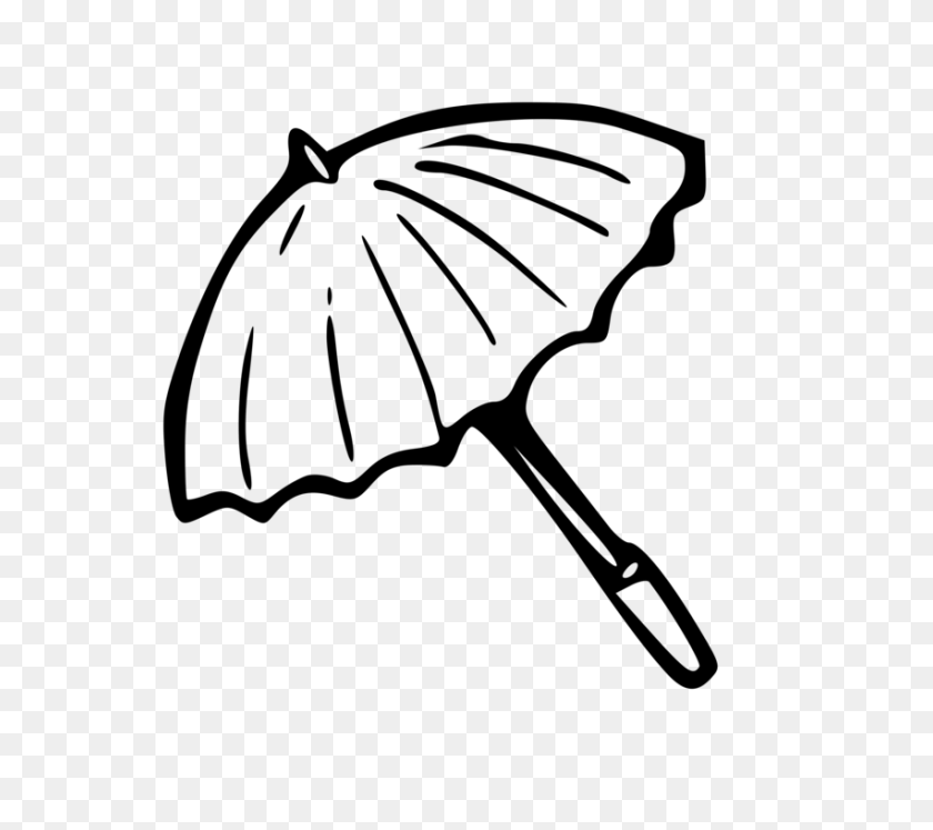 851x750 Umbrella Computer Icons Black And White Download Coloring Book - Shepherd Clipart Black And White