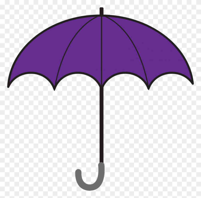 800x788 Umbrella Free To Use Clipart - Rainstorm Clipart