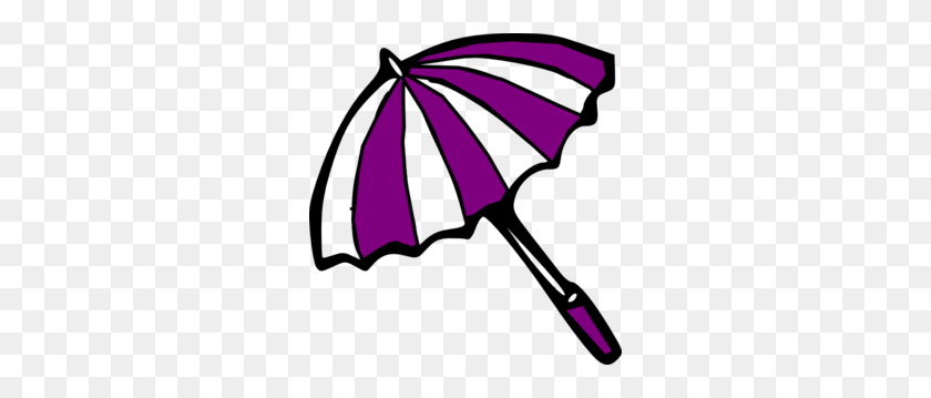 282x299 Umbrella Rain Clipart - Umbrella With Rain Clipart