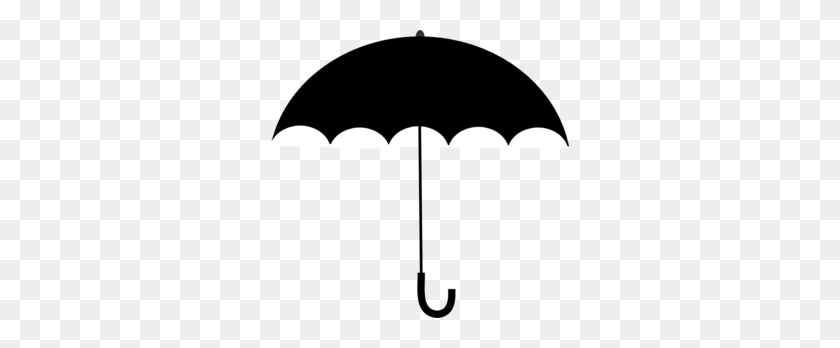 299x288 Umbrella Rain Clipart Clipart Cute - Rain Clipart Black And White