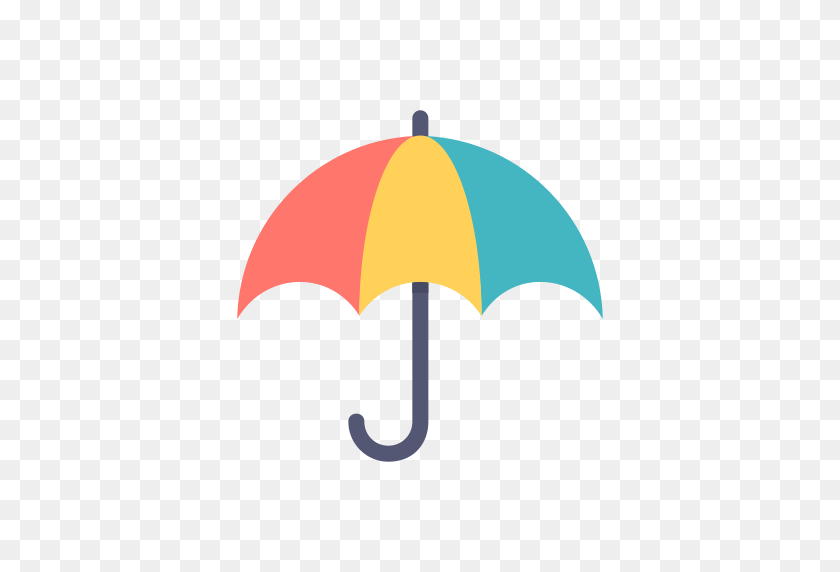 512x512 Umbrella, Sun, Protection, Rain, Summer Icon - Rain Clipart Transparent