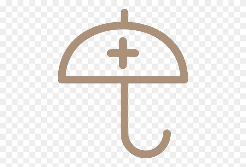 512x512 Umbrella With Plus Sign - Plus Sign PNG