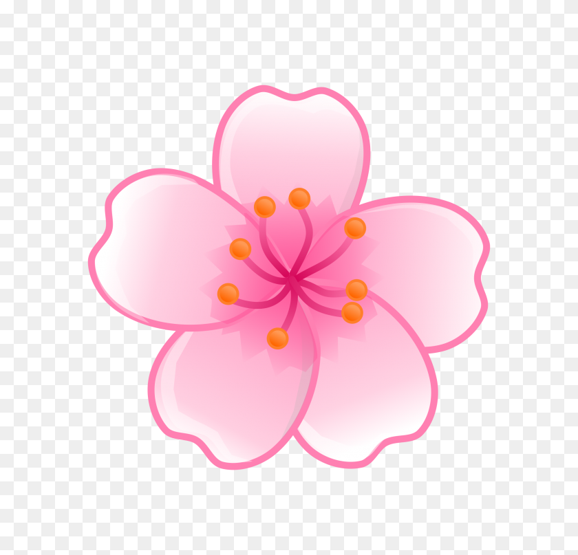 2400x2300 Ume Blossom Clipart Cartoon - Flower Cartoon PNG