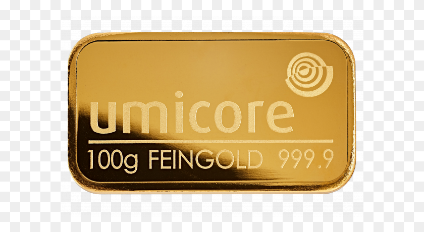 600x400 Umicore Goldshop Goudbaar G - Gold Rectangle PNG