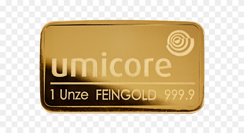 600x400 Umicore Goldshop Goudbaar Troz - Золотой Слиток Png